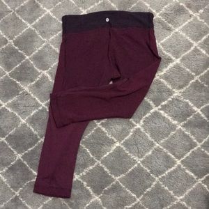 Rare Lululemon wunder under crop